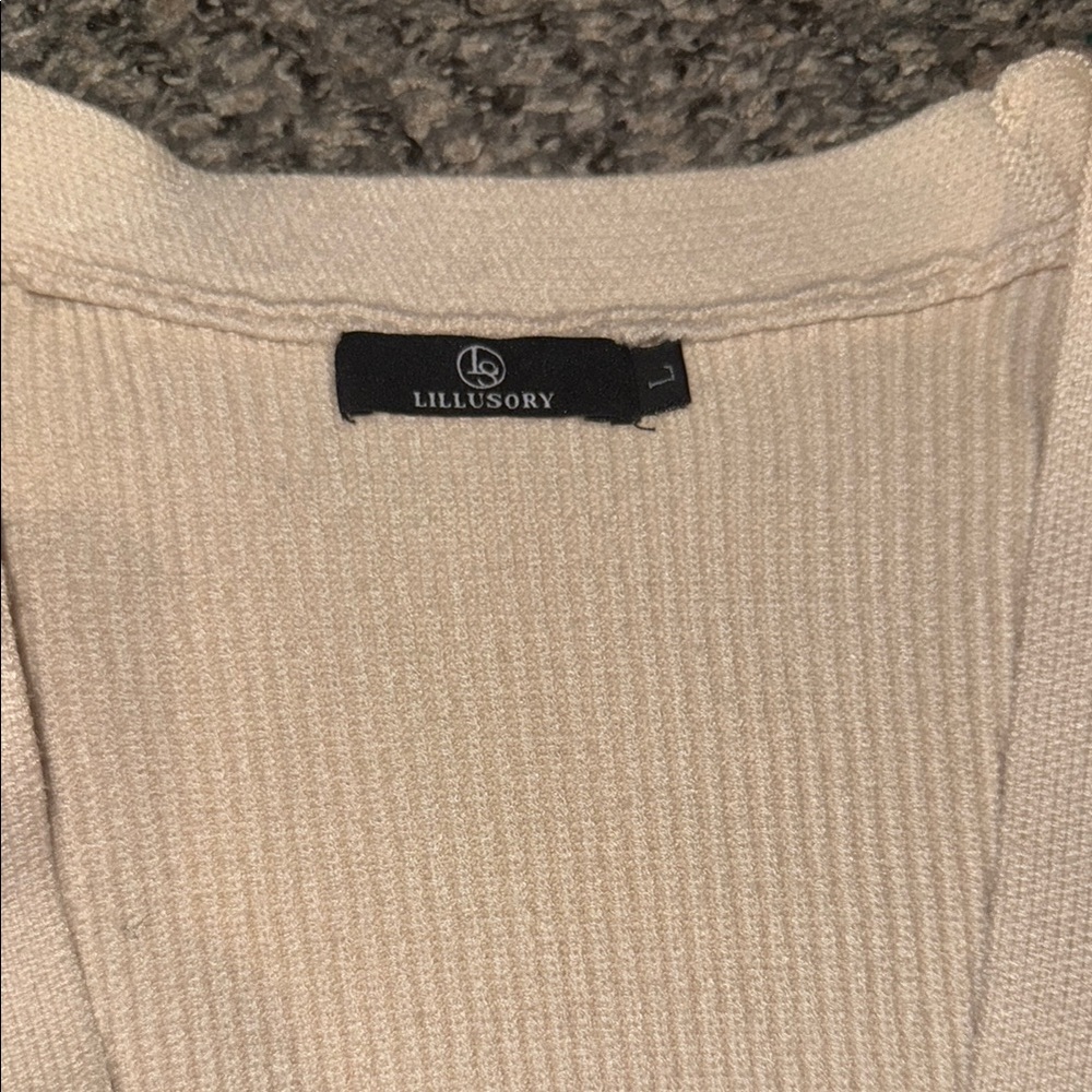Cream Cardigan - Picture 2 of 2